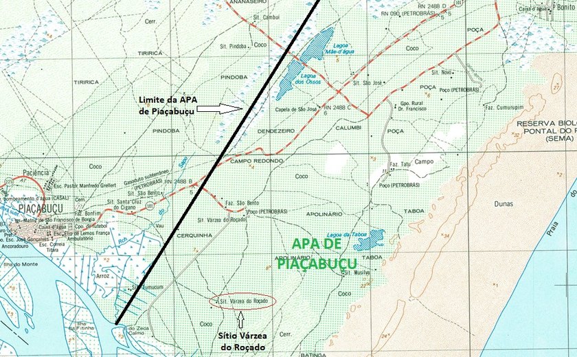 Movimento pede suspensão da  extração de areia em Piaçabuçu