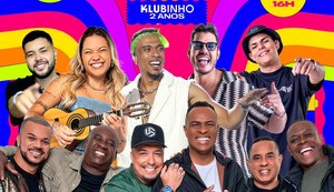 Aniversário do Klubinho terá dois palcos à beira-mar para receber Gica, Pique Novo e Kamisa 10