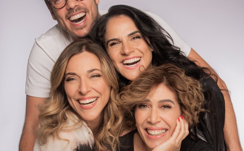 Júlia Rabello, Maria Clara Gueiros e Priscila Castello Branco chegam a Maceió com o espetáculo “Agora é que são elas”