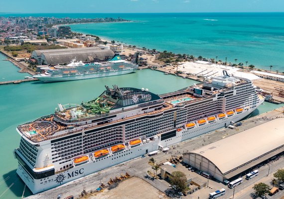 Maceió recebe os dois primeiros cruzeiros de 2025