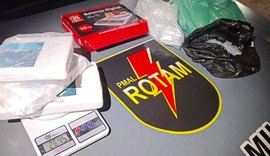 PM apreende arma de fogo e mais de 6 quilos de cocaína em Maceió