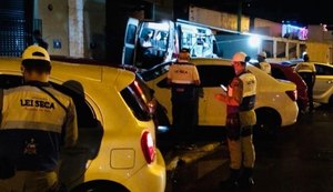PM e Detran-AL autuam 12 condutores por combinação entre álcool e direção