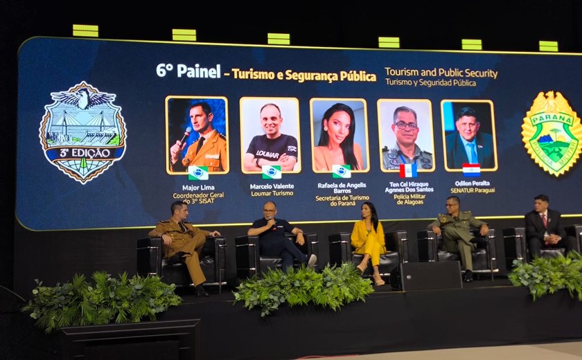 Experiência da PM/AL em segurança turística ganha destaque em evento internacional