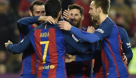 Barcelona goleia e se classifica para a semifinal da Copa do Rei