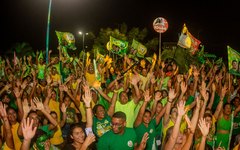 Comício na Barra de Santo Antônio