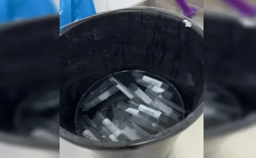 Sem estoque, hospital do DF reutiliza frascos de exame de urina