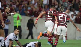 Em jogo de duas viradas, Flamengo e Vasco ficam no empate por 4 a 4