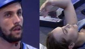 Arthur revolta o público após virar as costas para Carla enquanto sister passa mal