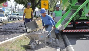 Obras da ciclovia na Avenida Fernandes Lima são retomadas