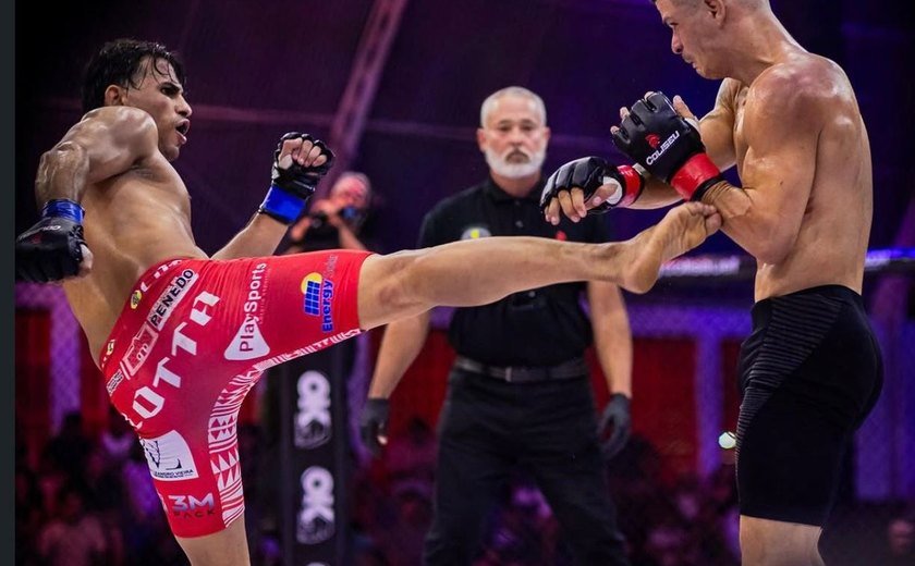 Com nocautes e finalizações, Coliseu na Comunidade promove noite histórica de MMA em Maceió