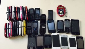 Idoso é preso com 36 telefones celulares sem notas fiscais em Santana do Ipanema