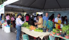 Feira orgânica da Semarh atrai consumidores na Ponta Verde