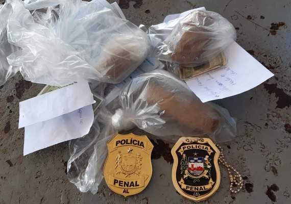 Três mulheres são flagradas tentando entrar com drogas no sistema prisional