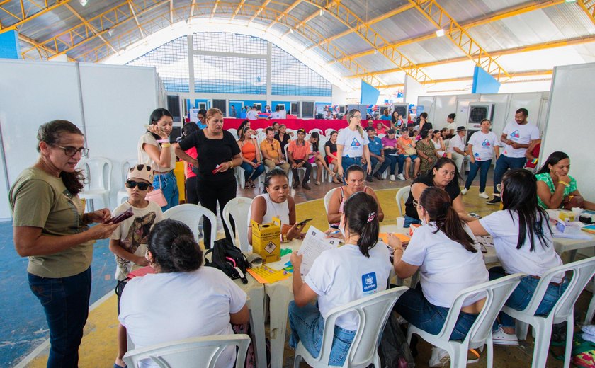 Sesau promove mais de mil atendimentos no dia D do Alagoas Sem Fome