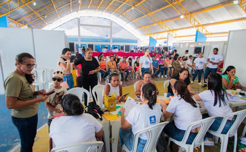 Sesau promove mais de mil atendimentos no dia D do Alagoas Sem Fome