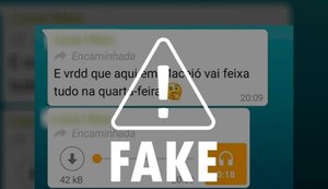 É falso que supermercados fecharão a partir de quarta-feira em municípios alagoanos