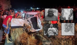 Família é identificada entre vítimas de acidente com seis mortes no Sertão de Alagoas