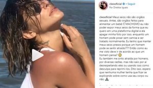 Cleo Pires publica vídeo nua no Instagram e detona rede social