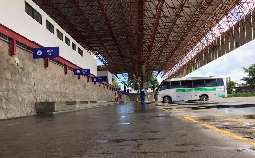 Monitorado, terminal rodoviário de Maceió opera com seis linhas de transportadores