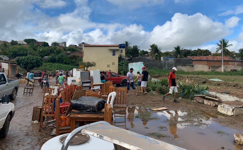 Semarh emite novo alerta sobre a elevação do Rio Ipanema, no Sertão de Alagoas