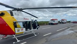 Capotamento deixa um morto e três feridos em São Miguel dos Campos