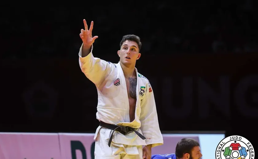 Guilherme Schimidt é ouro e país fecha Grand Slam de judô com 3 pódios