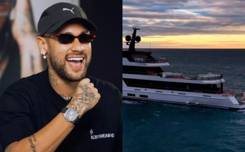 Neymar compra iate de R$ 120 milhões construído no Brasil