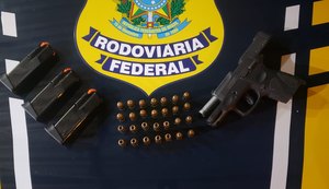 PRF prende homem por porte ilegal de arma em Palmeira dos Índios