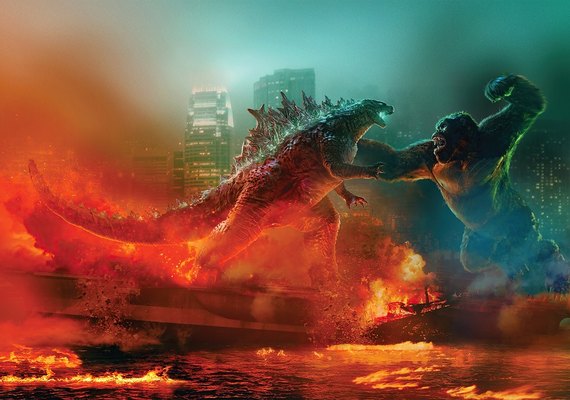 Sucesso! Godzilla e Kong brigam no topo da bilheteria brasileira