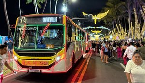 Iluminados, ônibus de Maceió animam ‘Natal de Todos Nós’ com direito a tour gratuito
