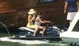 Fã registra passeio de jet ski de Neymar e Bruna Marquezine em Angra dos Reis