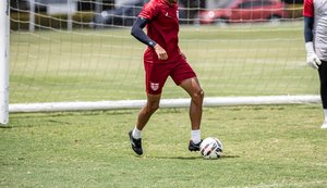 CRB finaliza preparação para enfrentar o Atlético-GO pela 32ª rodada da Série B