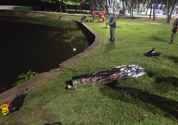 Corpo de homem é encontrado boiando na Lagoa da Anta, em Maceió