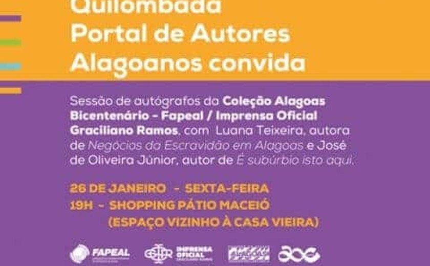 Coleção Alagoas Bicentenário ganha noite de autógrafos
