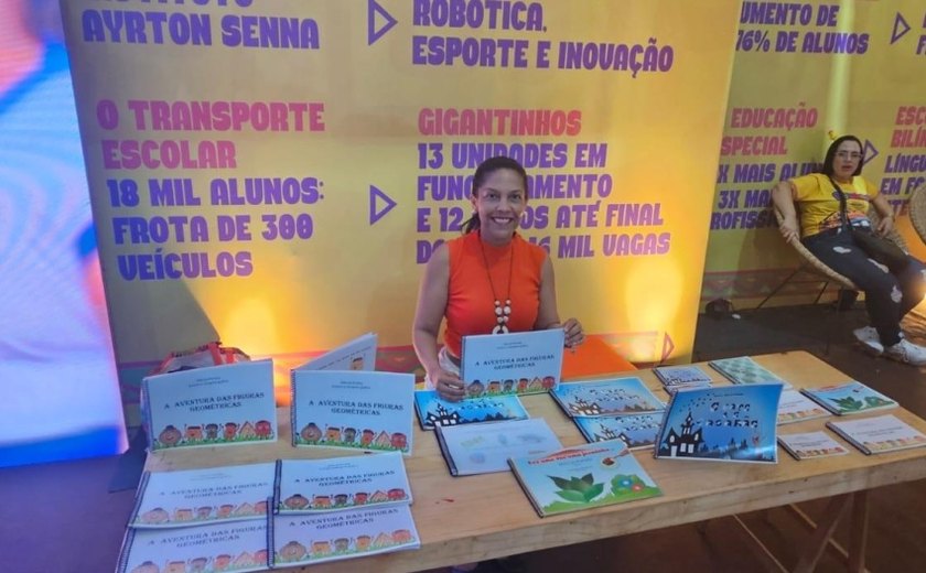 Professora e escritora da rede municipal de Maceió lança sétimo livro infantil
