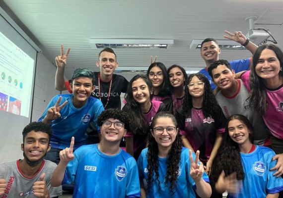 Equipes do Sesi Alagoas se classificam para torneio internacional de robótica