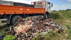 Sedet flagra descarte irregular de resíduos sólidos no Tabuleiro do Martins