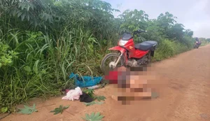 Corpo é encontrado algemado, com pés e mãos amarradas ﻿às margens de rodovia