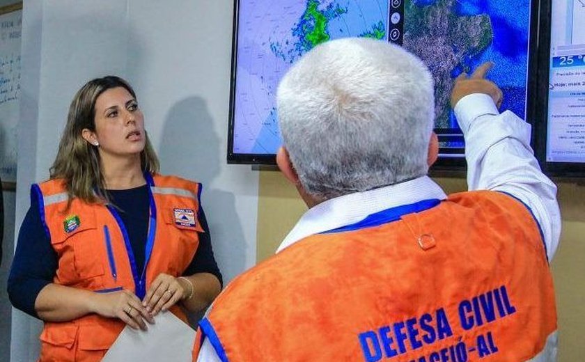 Defesa Civil de Maceió já registrou desde domingo passado 428 ocorrências