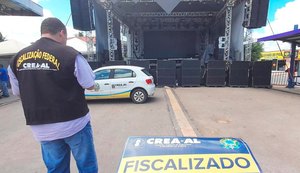 Estruturas de São João são alvo de fiscalização do Crea/AL em todo estado