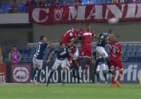 CRB derrota o São Bento no Estádio Rei Pelé com golaço de Leilson