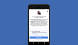 Facebook mostra alerta de privacidade para todos os usuários