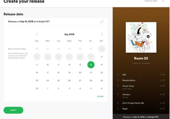 Spotify vai deixar artistas publicarem suas músicas no aplicativo