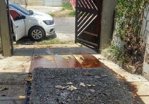 Homem é preso após atear fogo na casa da família no Trapiche da Barra
