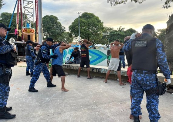 Guarda Municipal prende três homens suspeitos de tráfico de drogas
