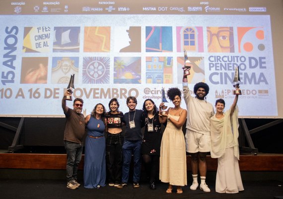 Circuito Penedo de Cinema encerra edição com filmes alagoanos entre os vencedores