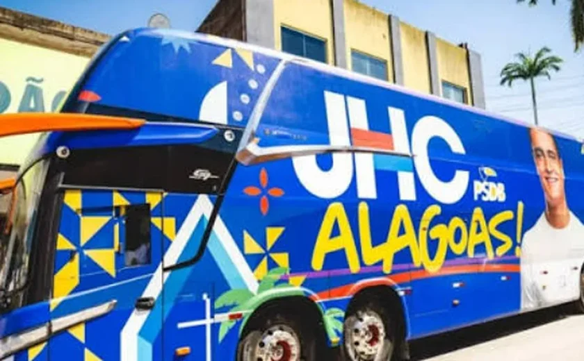 Justiça Eleitoral manda JHC retirar plotagem de ônibus por propaganda irregular