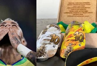 Neymar deve estrear na Copa do Mundo com caneleiras exclusivas de mais de R$ 7 mil