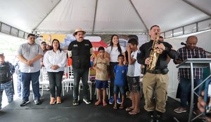 Em Rio Largo, GG entrega duas quadras esportivas visando o lazer e a prática esportiva para o povo