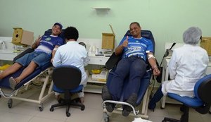 Hemoal recebe doações de sangue dos torcedores do CSA neste sábado